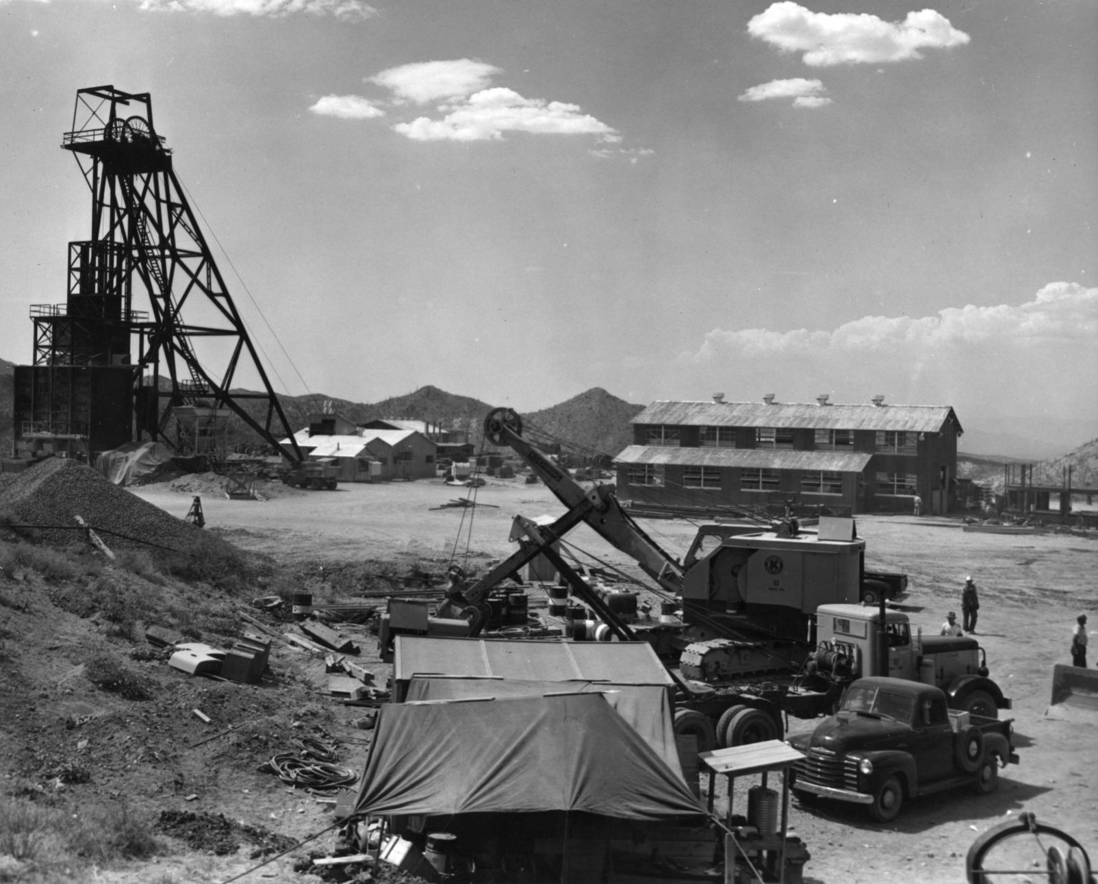 San Manuel copper mine, refinery, smelter